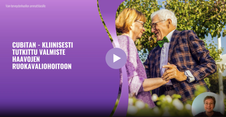 Cubitan-tuotekoulutus terveydenhuollon henkilöstölle.