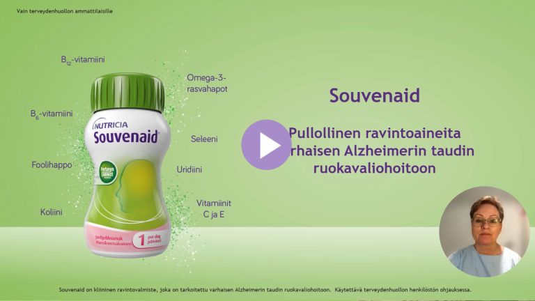 Souvenaid varhaisen Alzheimerin taudin ruokavaliohoitoon -koulutusvideo
